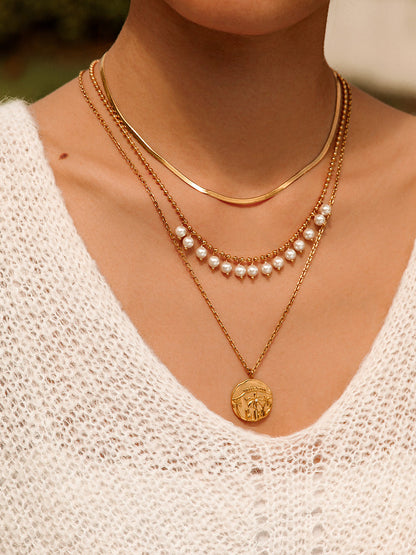 Spherical Art Pearls Kette