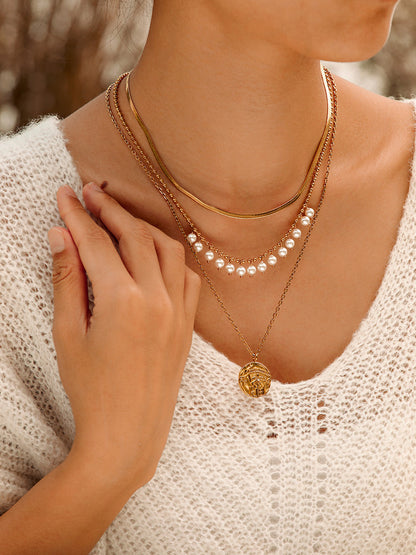 Spherical Art Pearls Kette