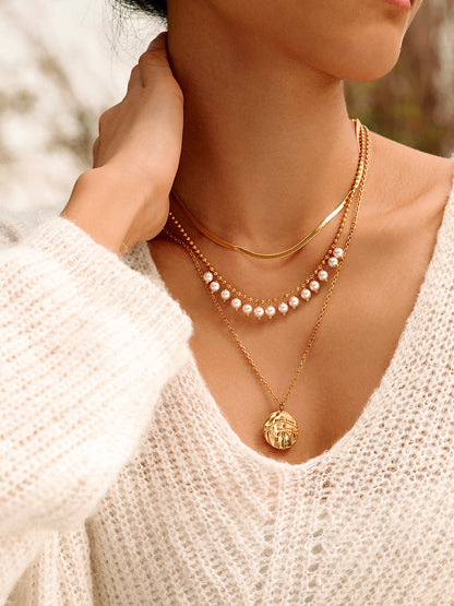 Spherical Art Pearls Kette
