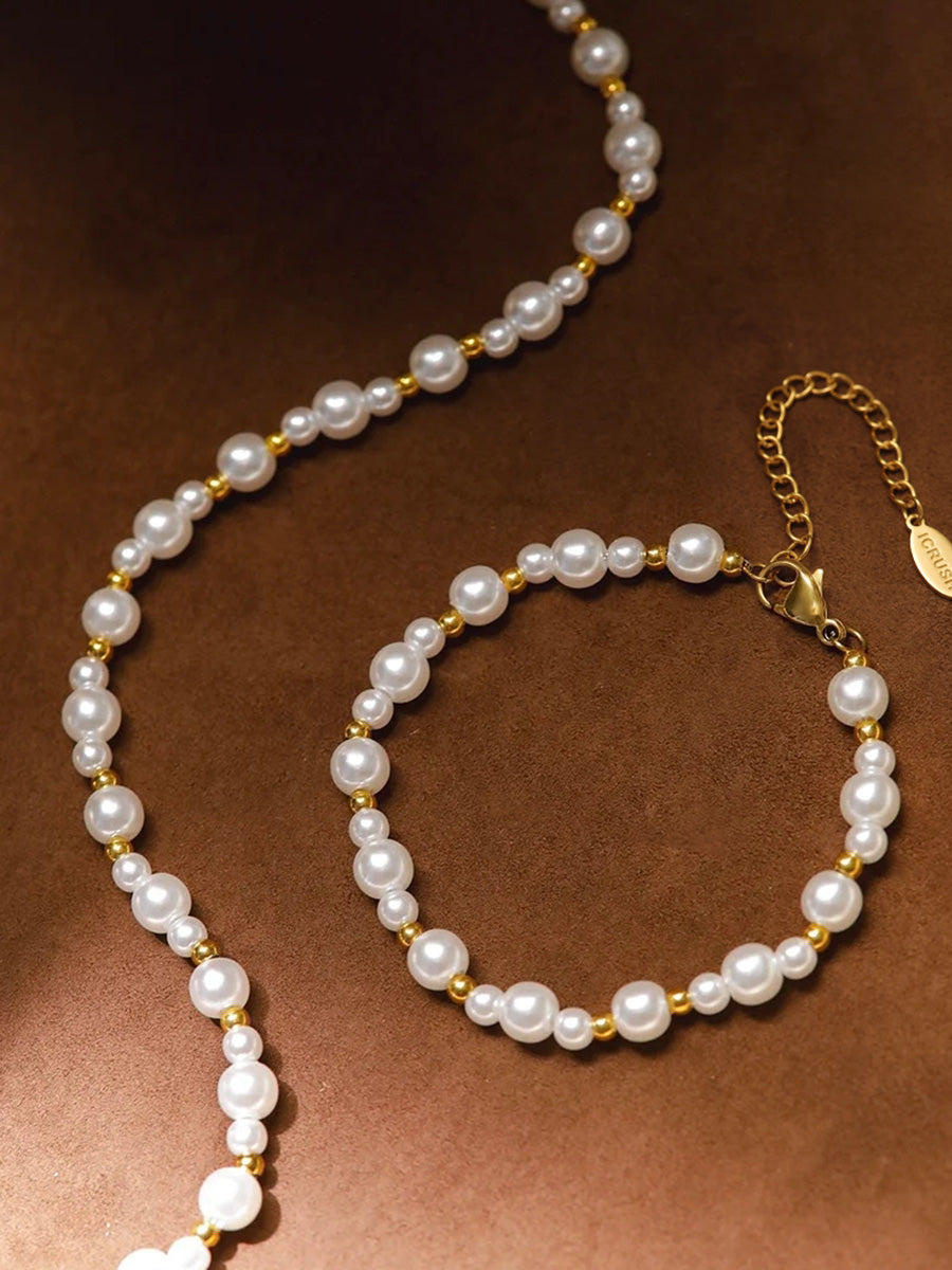 Beaded Pearl Kette