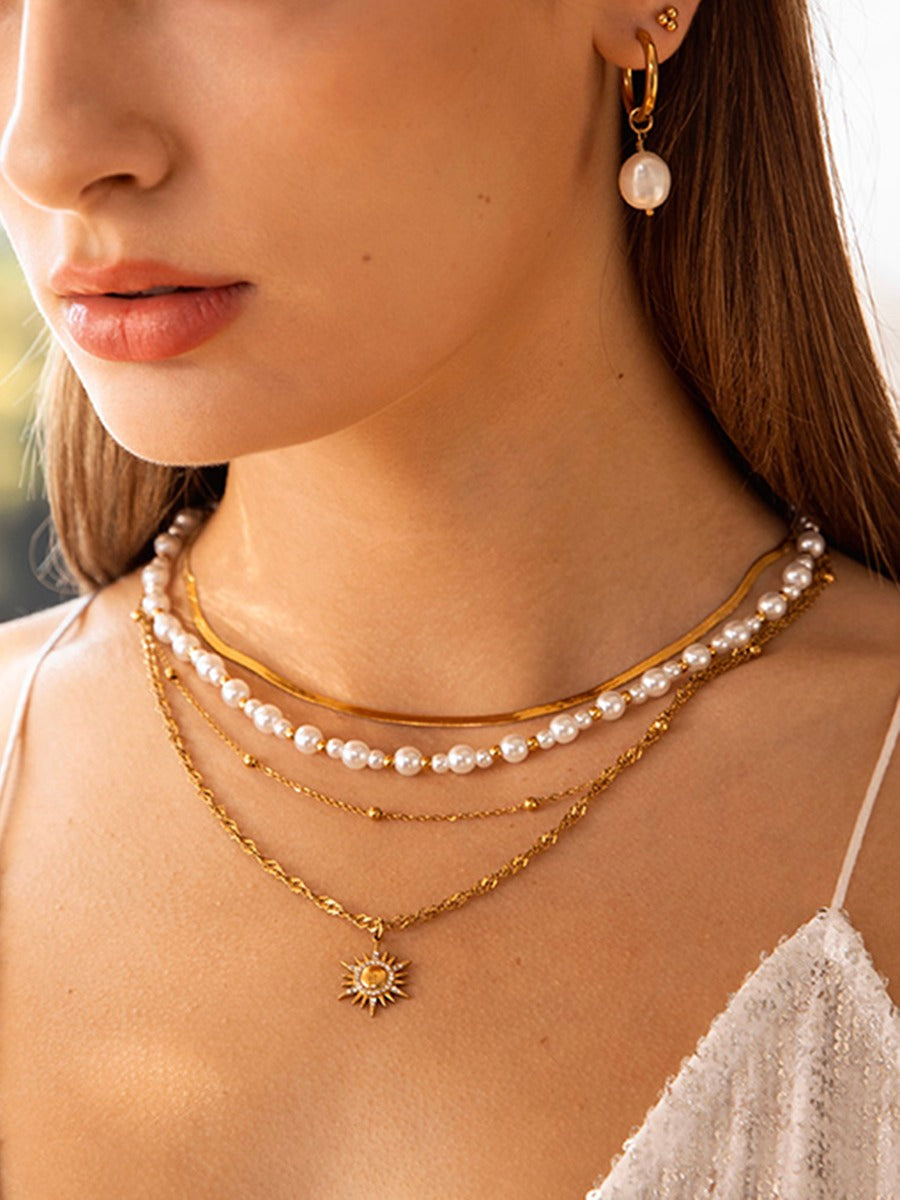 Beaded Pearl Kette