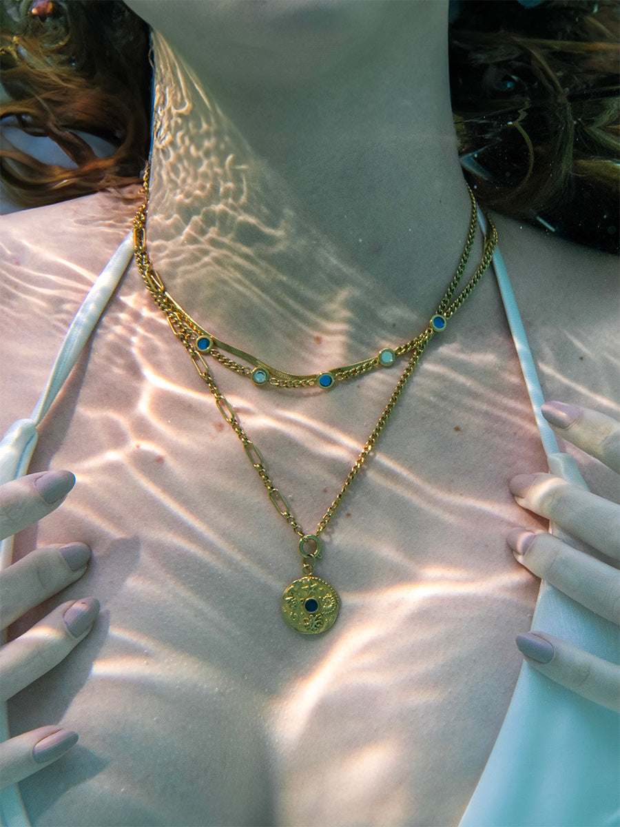 Sea and Sky Muse Duet Kette