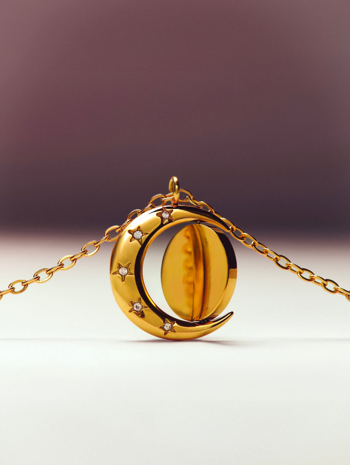 Moon Phase N Sun Kette