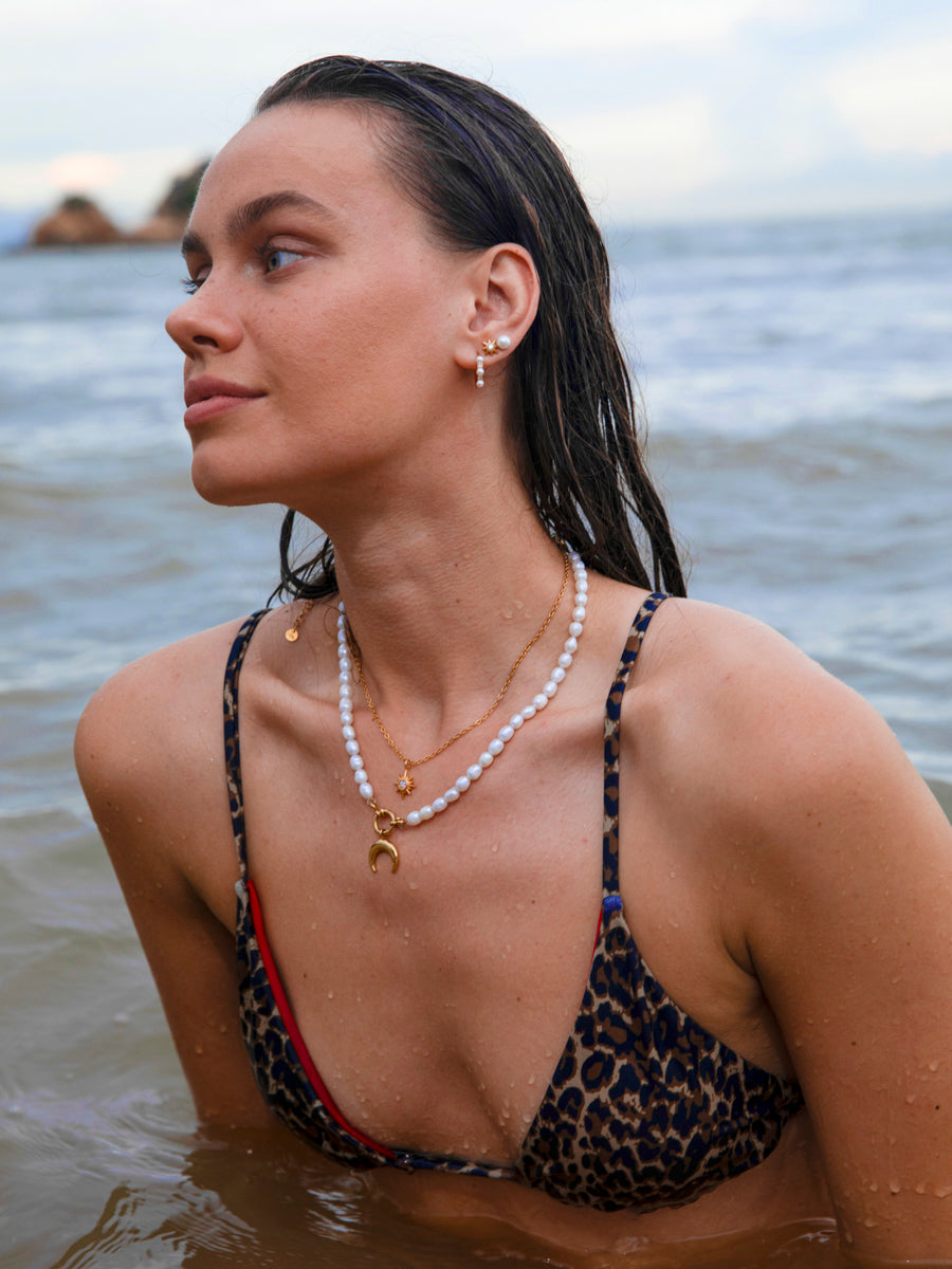 Crescent Pearl Kette