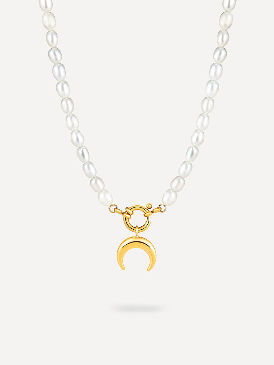 Crescent Pearl Kette
