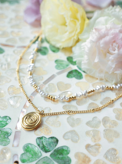 Pearlescent Swirl Kette