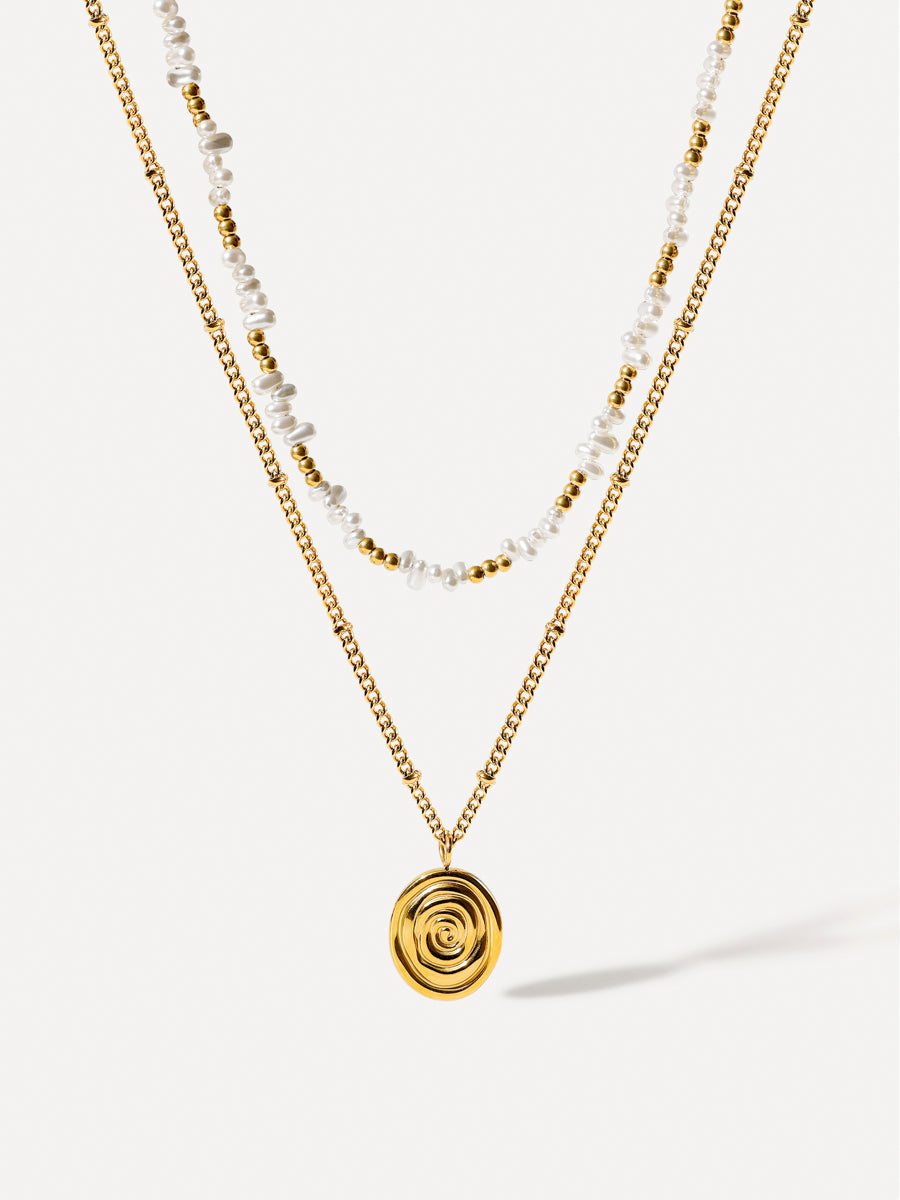Pearlescent Swirl Kette