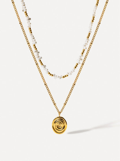 Pearlescent Swirl Kette