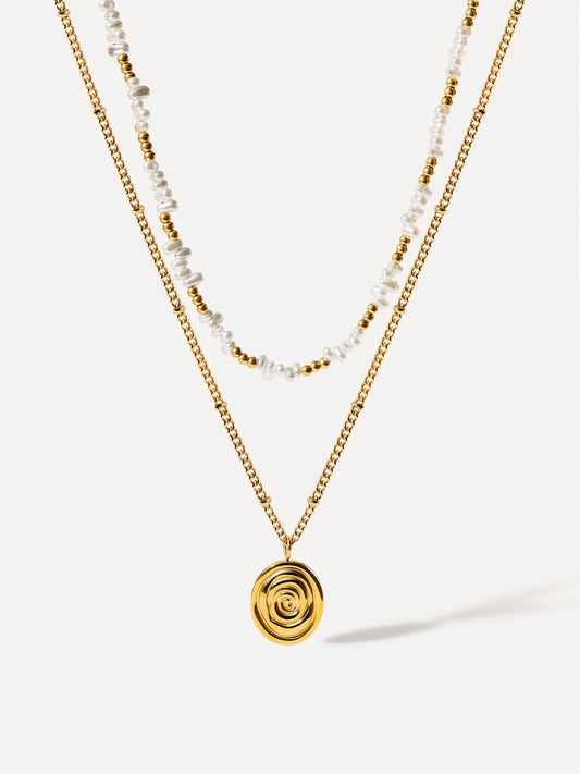 Pearlescent Swirl Kette
