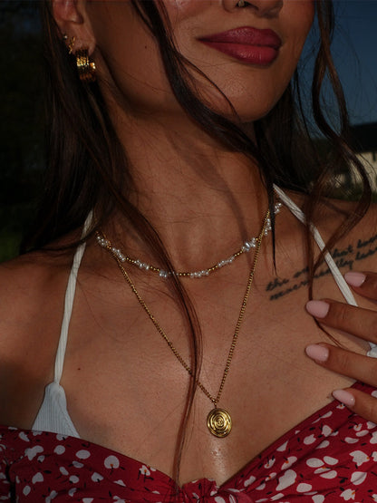 Pearlescent Swirl Kette