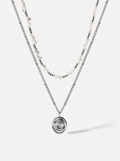 Pearlescent Swirl Kette