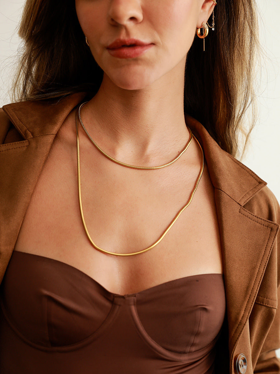 Round Sleek Long Kette