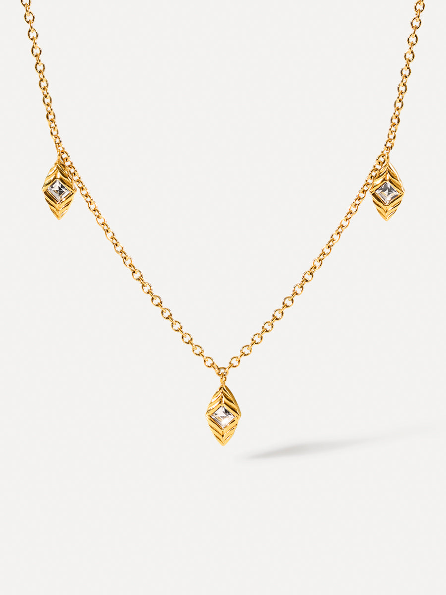 Retro Feather Kette