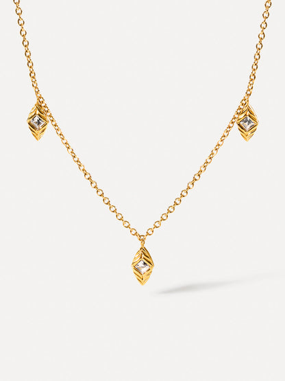 Retro Feather Kette