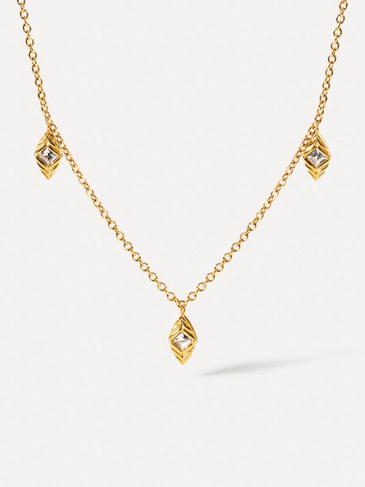 Retro Feather Kette