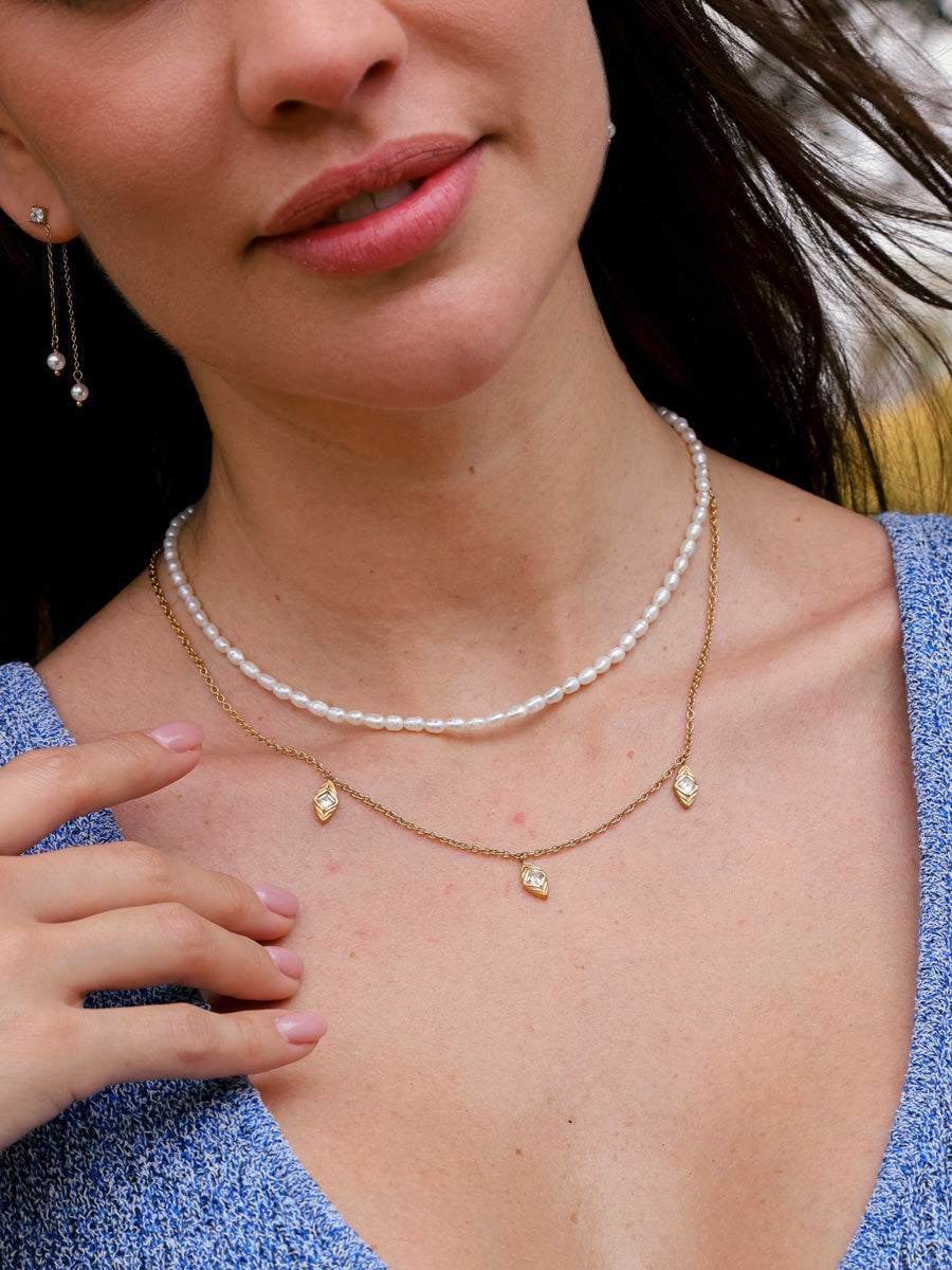Retro Feather Kette