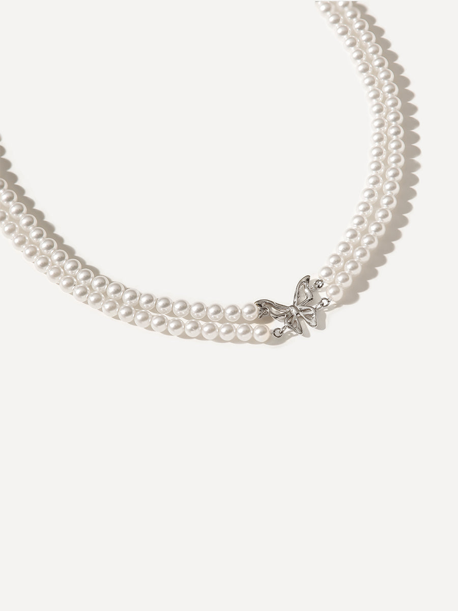 Butterfly Pearl Kette