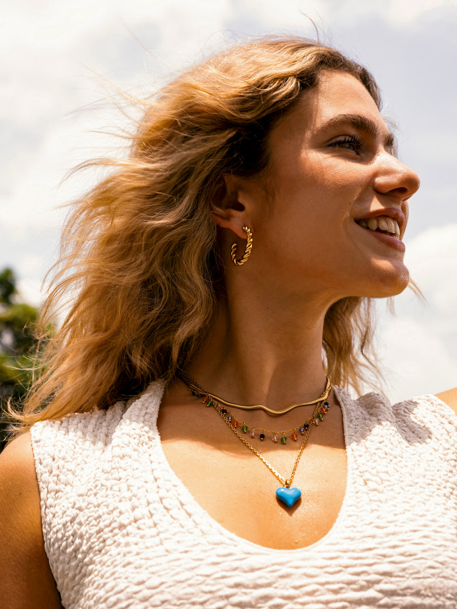 Bunt Stone Kette