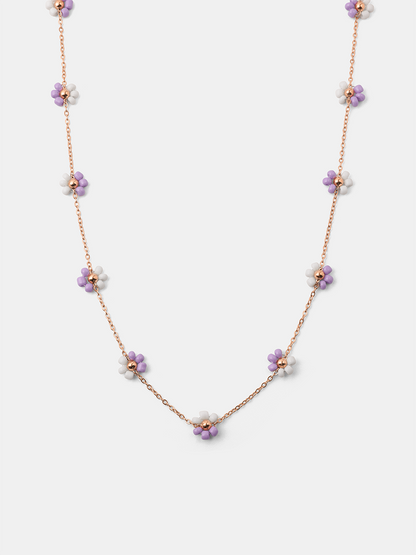 Blossom Moment Purple-white Kette