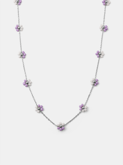 Blossom Moment Purple-white Kette