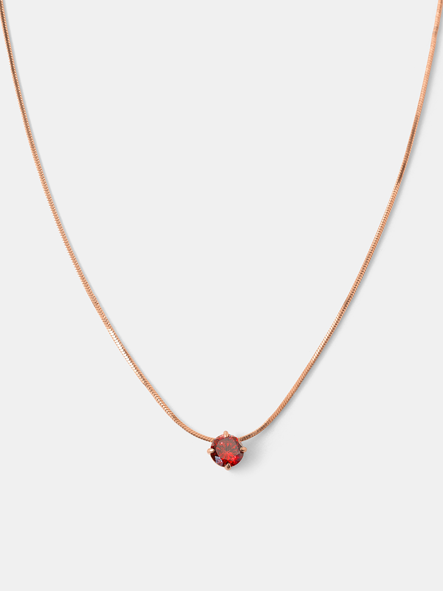 Crystal Delight Dark Red Kette