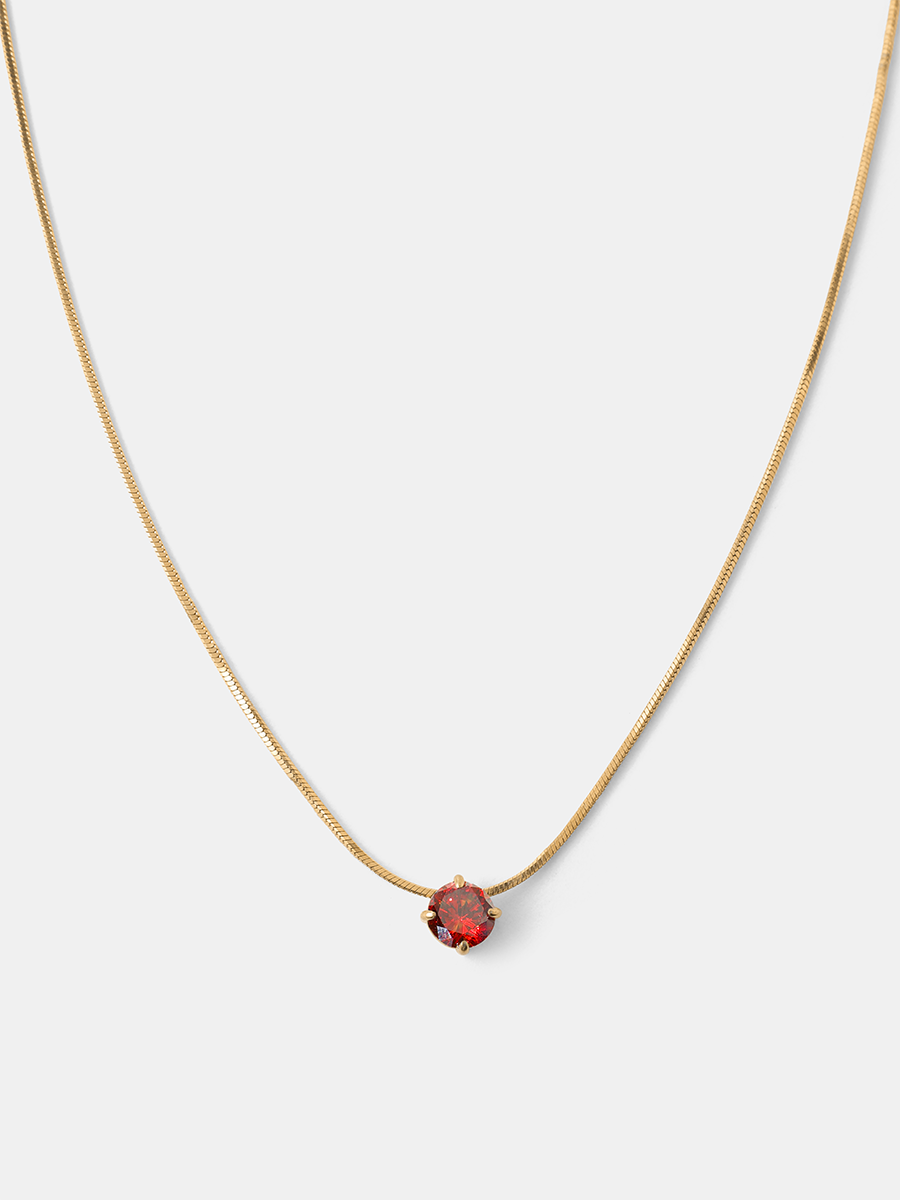 Crystal Delight Dark Red Kette