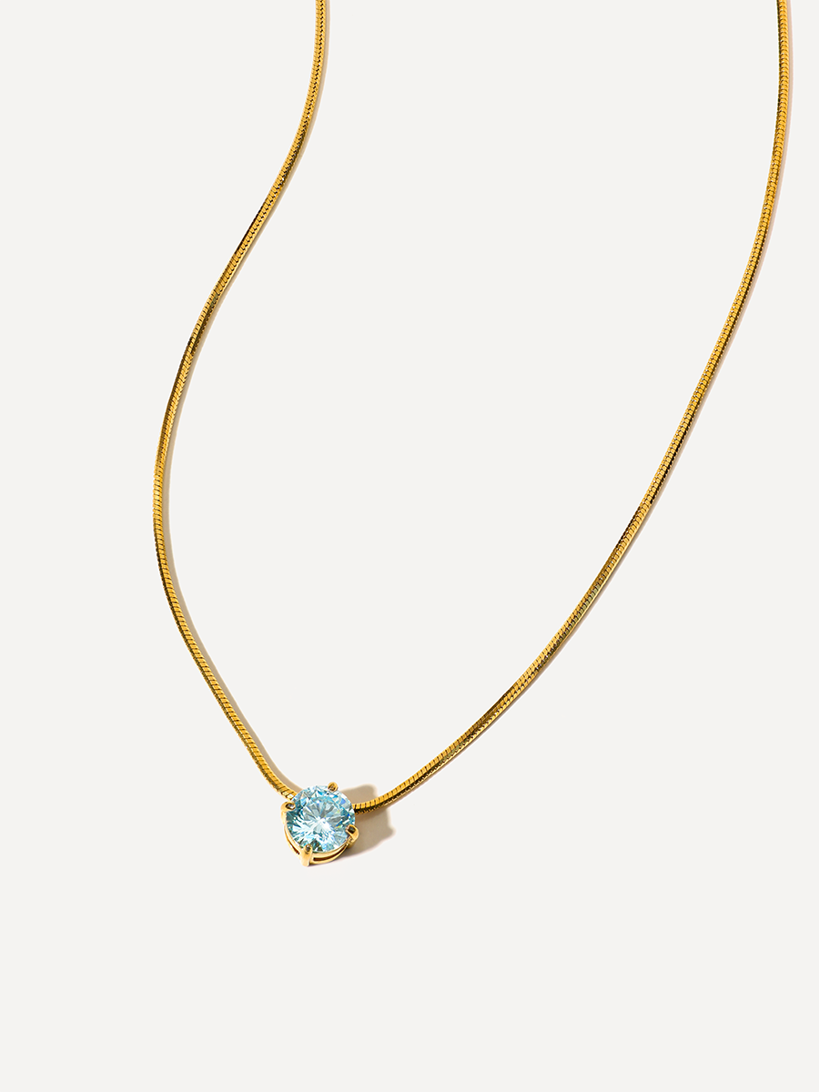 Crystal Delight Light Blue Kette