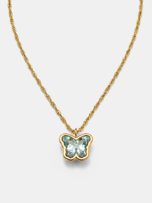 Crystal Butterfly Kette