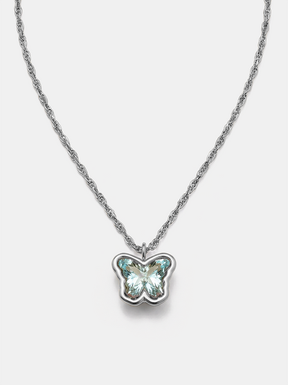 Crystal Butterfly Kette