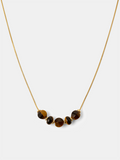 Modern Tiger's Eye Kette