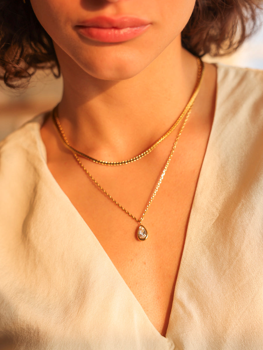 Gleaming Drop Kette