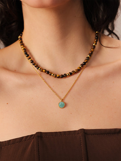 Wandering Wish Sea Green Kette