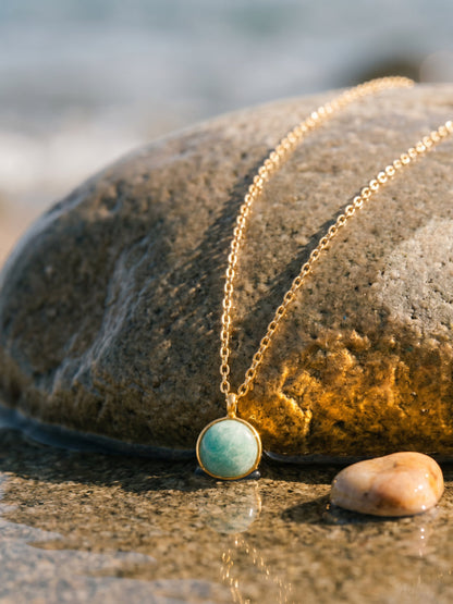 Wandering Wish Sea Green Kette