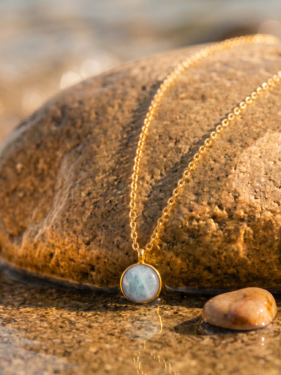 Wandering Wish Light Blue Kette