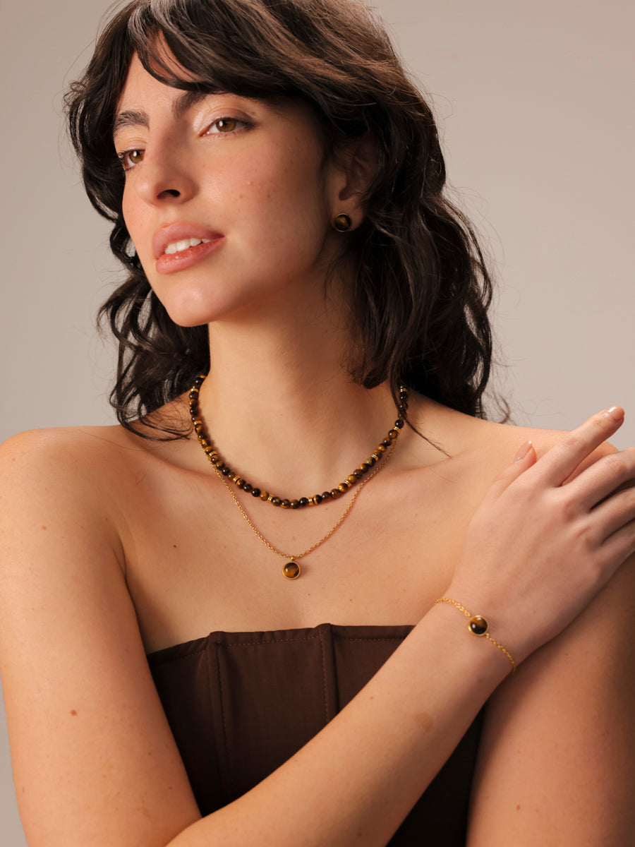 Wandering Wish Tiger's Eye Set