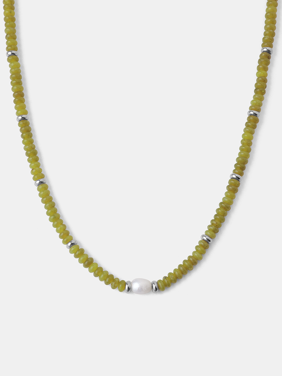 Pearl Dawn Dark Green Kette