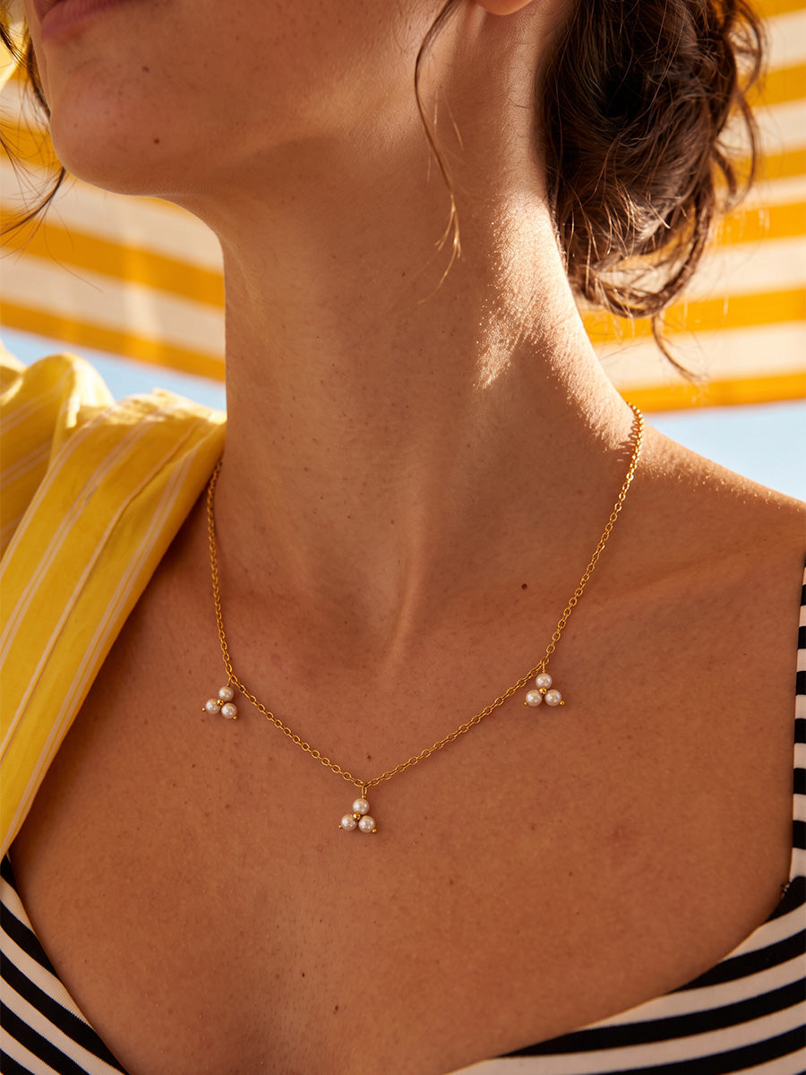 Pearl Pyramid Kette