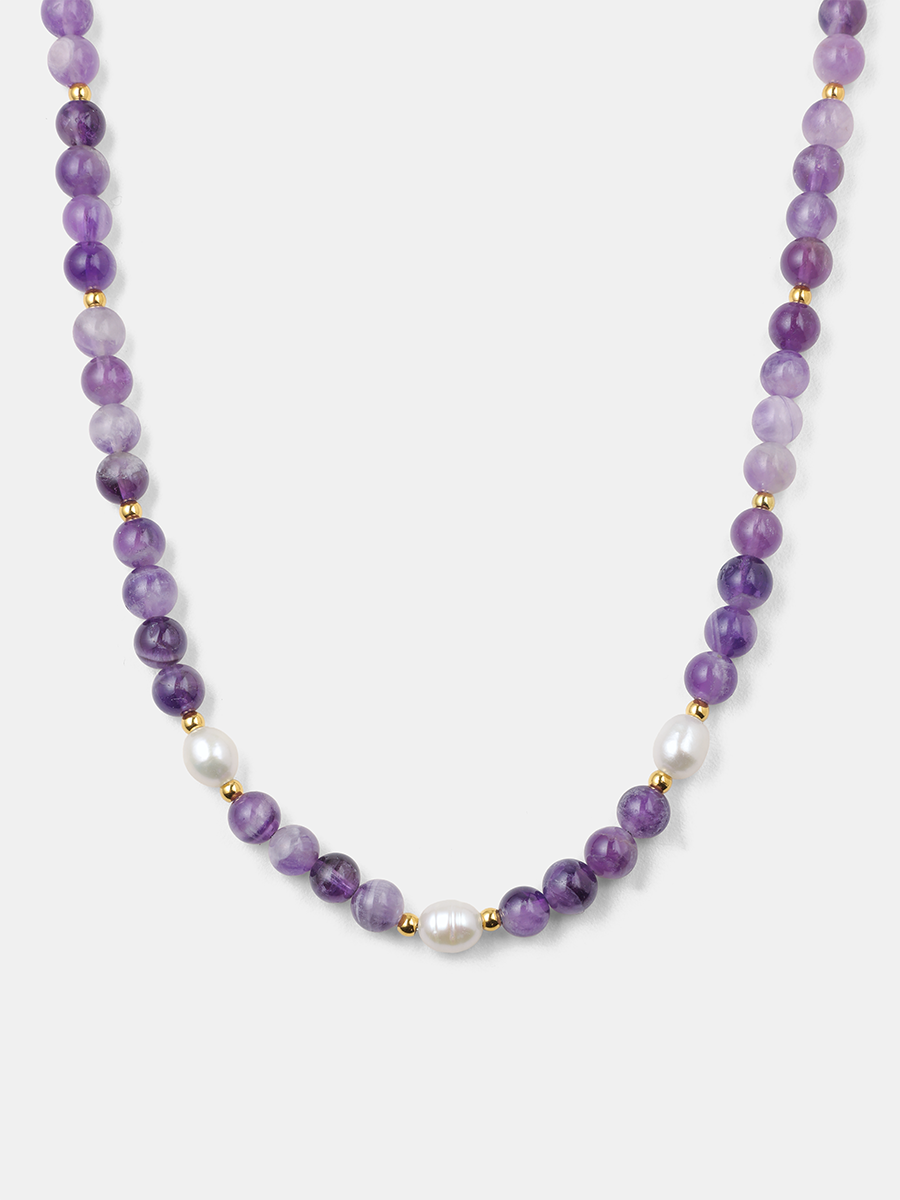 Dawn Pearl Purple Kette