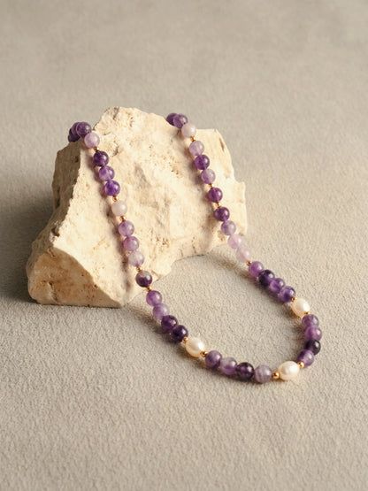 Dawn Pearl Purple Kette