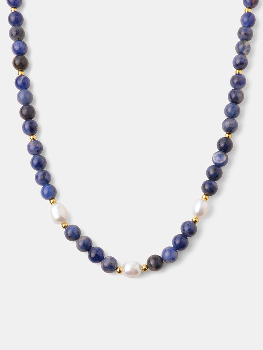 Dawn Pearl Dark Blue Kette