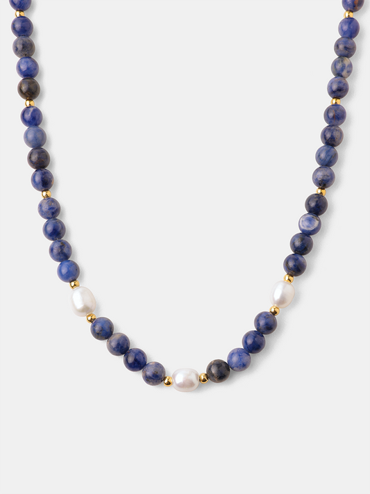 Dawn Pearl Dark Blue Kette