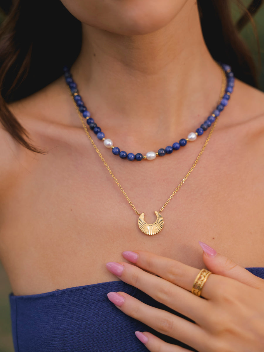 Dawn Pearl Dark Blue Set