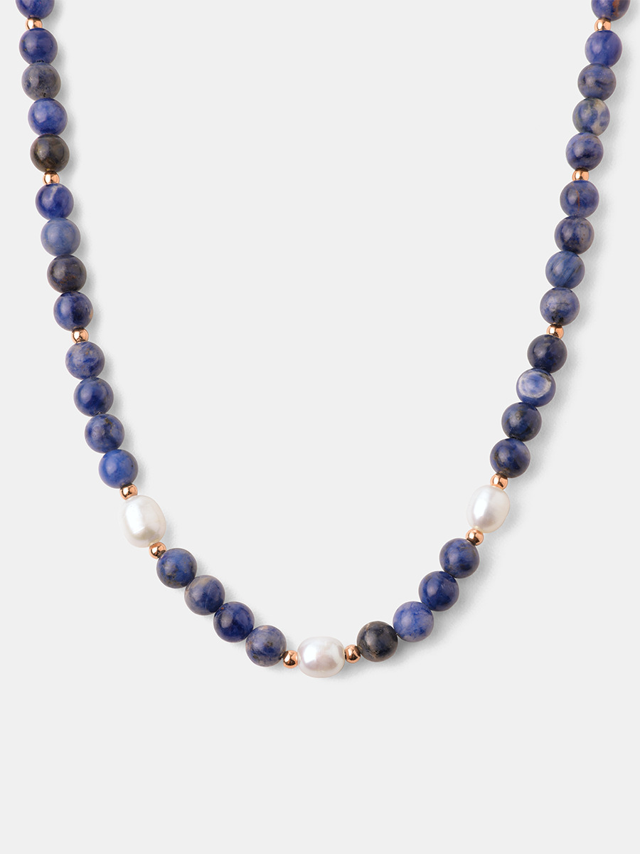 Dawn Pearl Dark Blue Kette