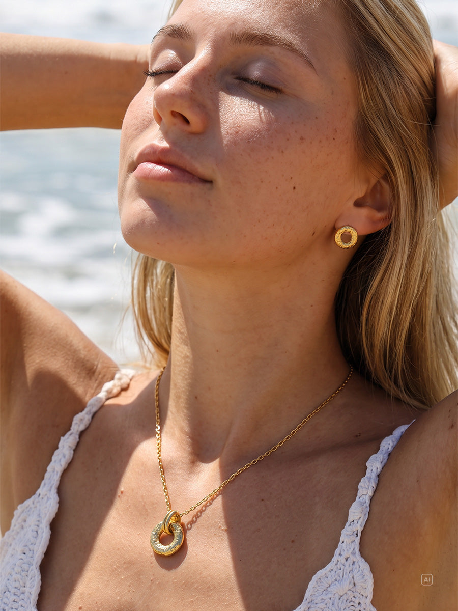 Hammered Texture Kette