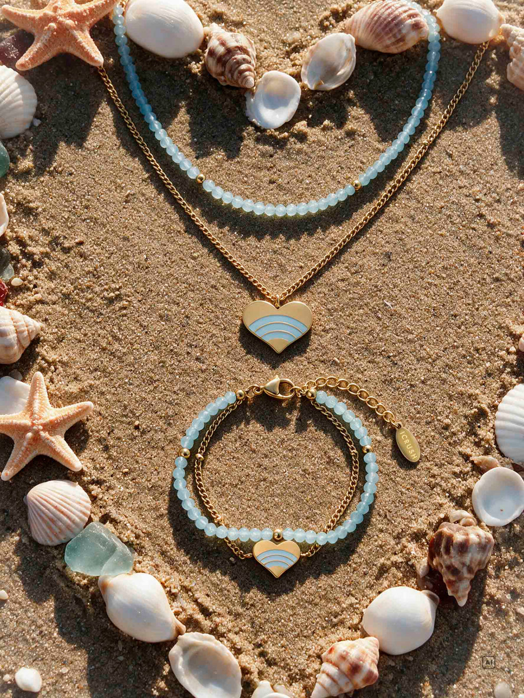 Seaside Heart Kette