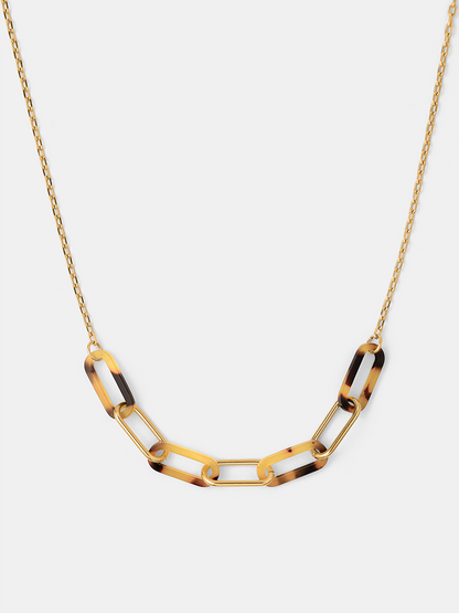 Amber Texture Kette