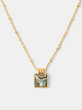 Iridescent Square Kette