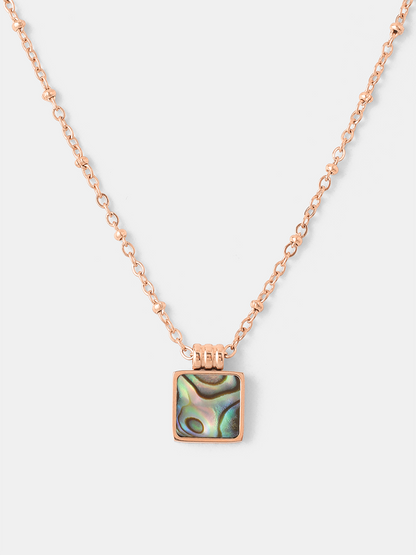 Iridescent Square Kette