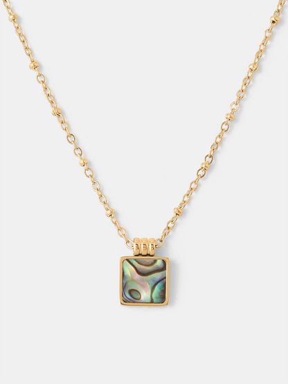 Iridescent Square Kette