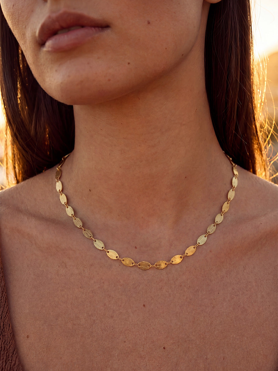 Retro Oval Kette